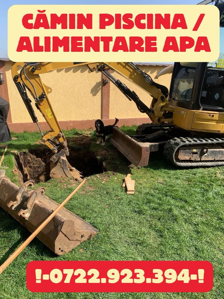 Fose septice - excavari / sapaturi - piscine - defrisari - fundatii