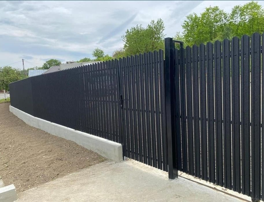 Construim garduri din, șipca metalica, plasa bordurat, tabla cutata