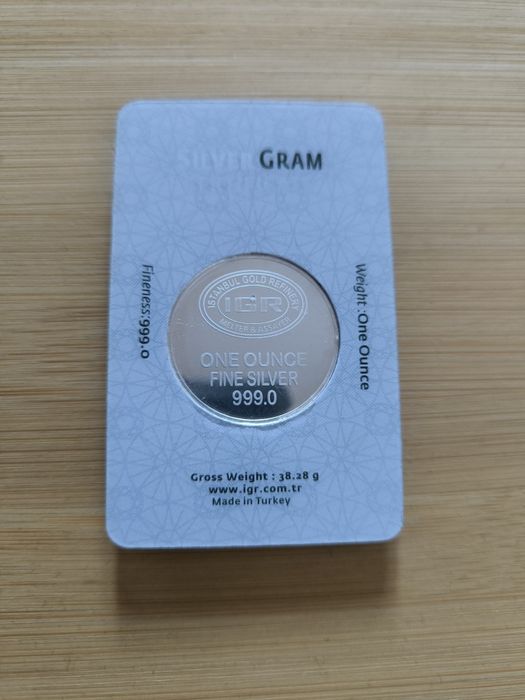 Lingou Argint Pur  1 Oz