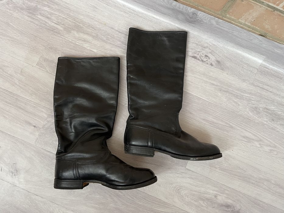 Хромовые сапоги б/у