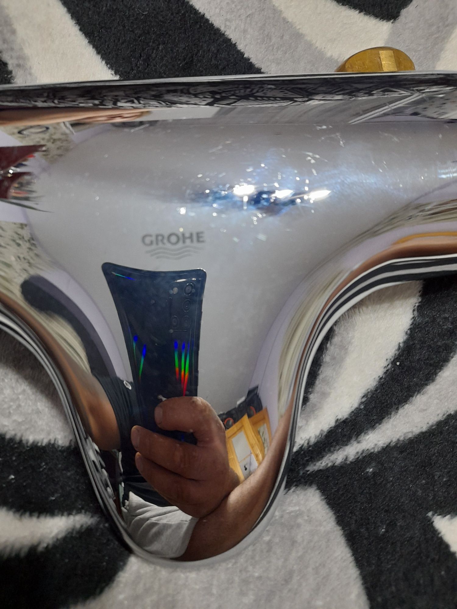 Baterie termostatică specială pentru cadă GROHE GROHTHERM cu divertor