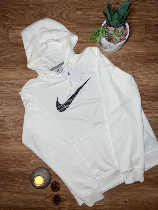 Nike Sportswear Swoosh Club Hoodie  694099-100 Nou cu Etichetă
