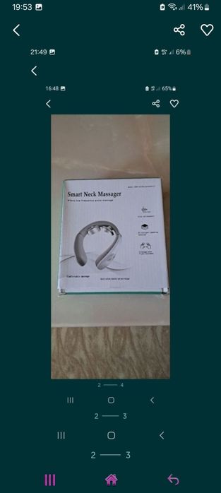 Vind aparat de masaj cervical