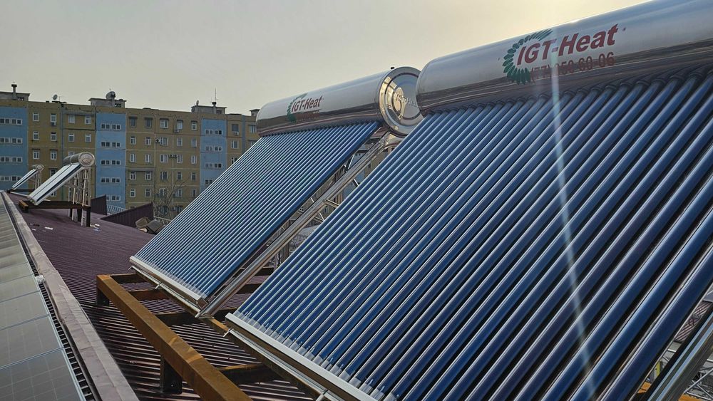 Basseyn isitish | Quyosh suv isitgichlari orqali | 10 m3 - 1320$