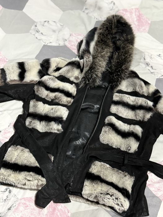 Vand haina din blana naturala chinchilla