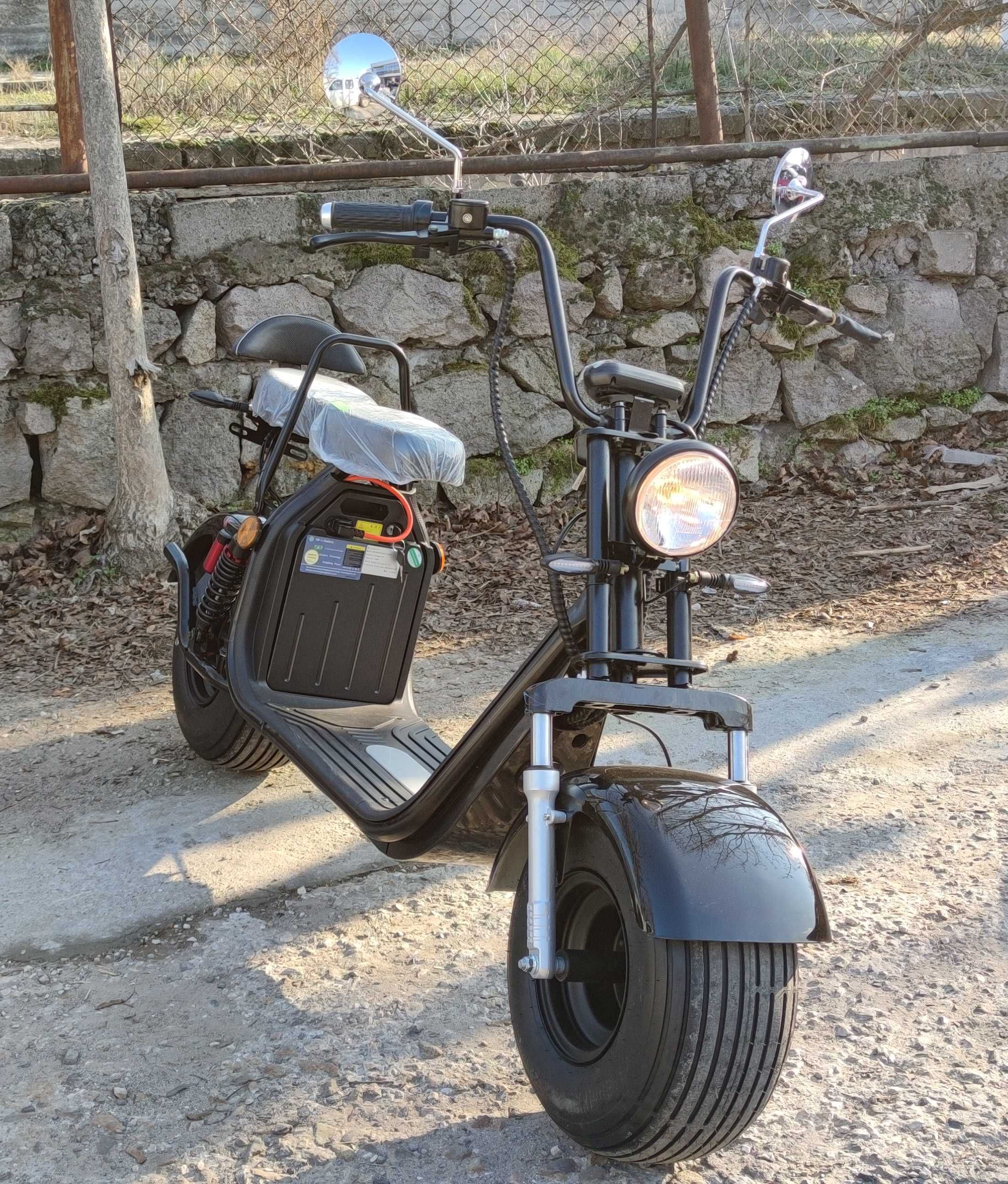 Електрически скутер Чопър EcoWay Big City Harley HR2-2 2000W