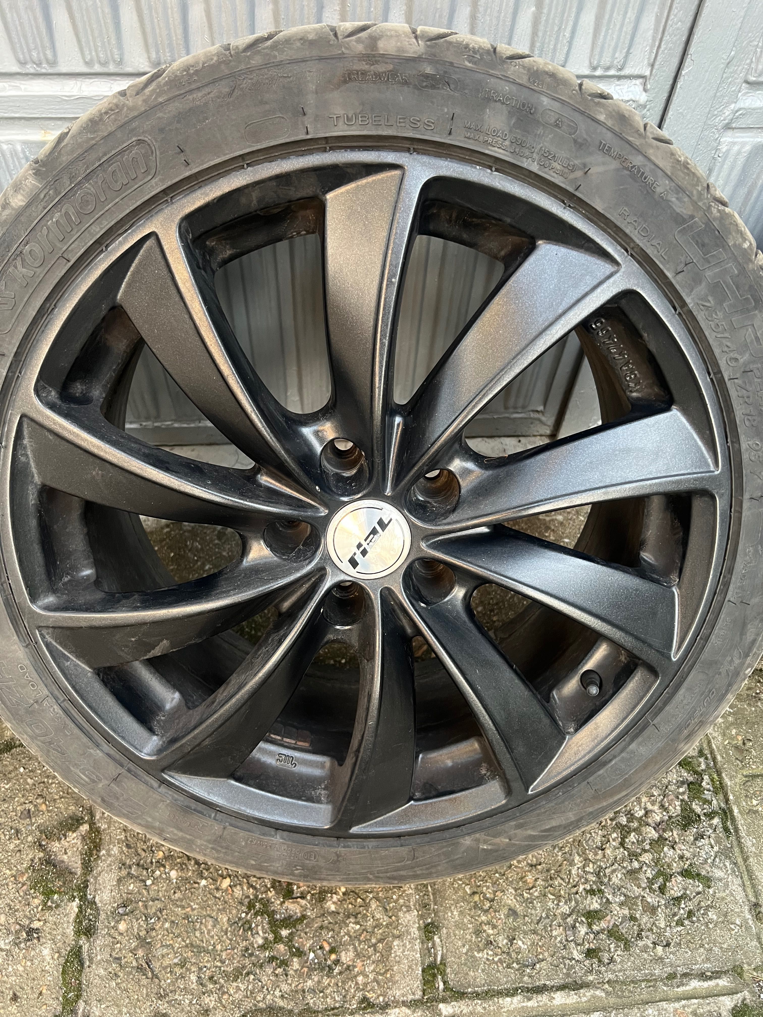 Джанти Rial Lugano Satin Black metallic