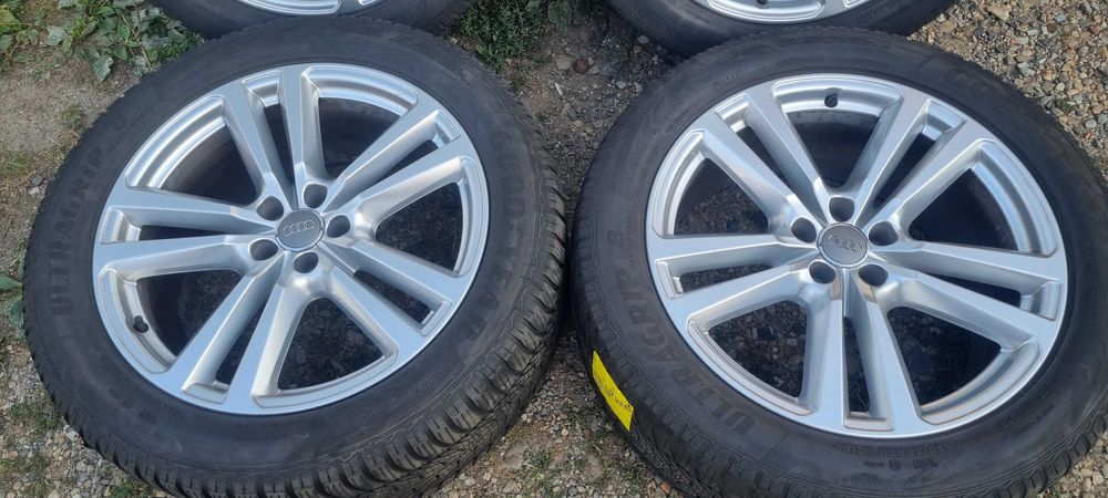 jante originale audi Q8, audi Q7, cu anvelope de iarna 285/45/20
