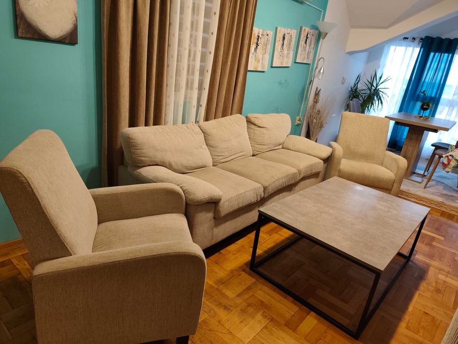 Три местен диван от Jusk+ 2 фотьойла