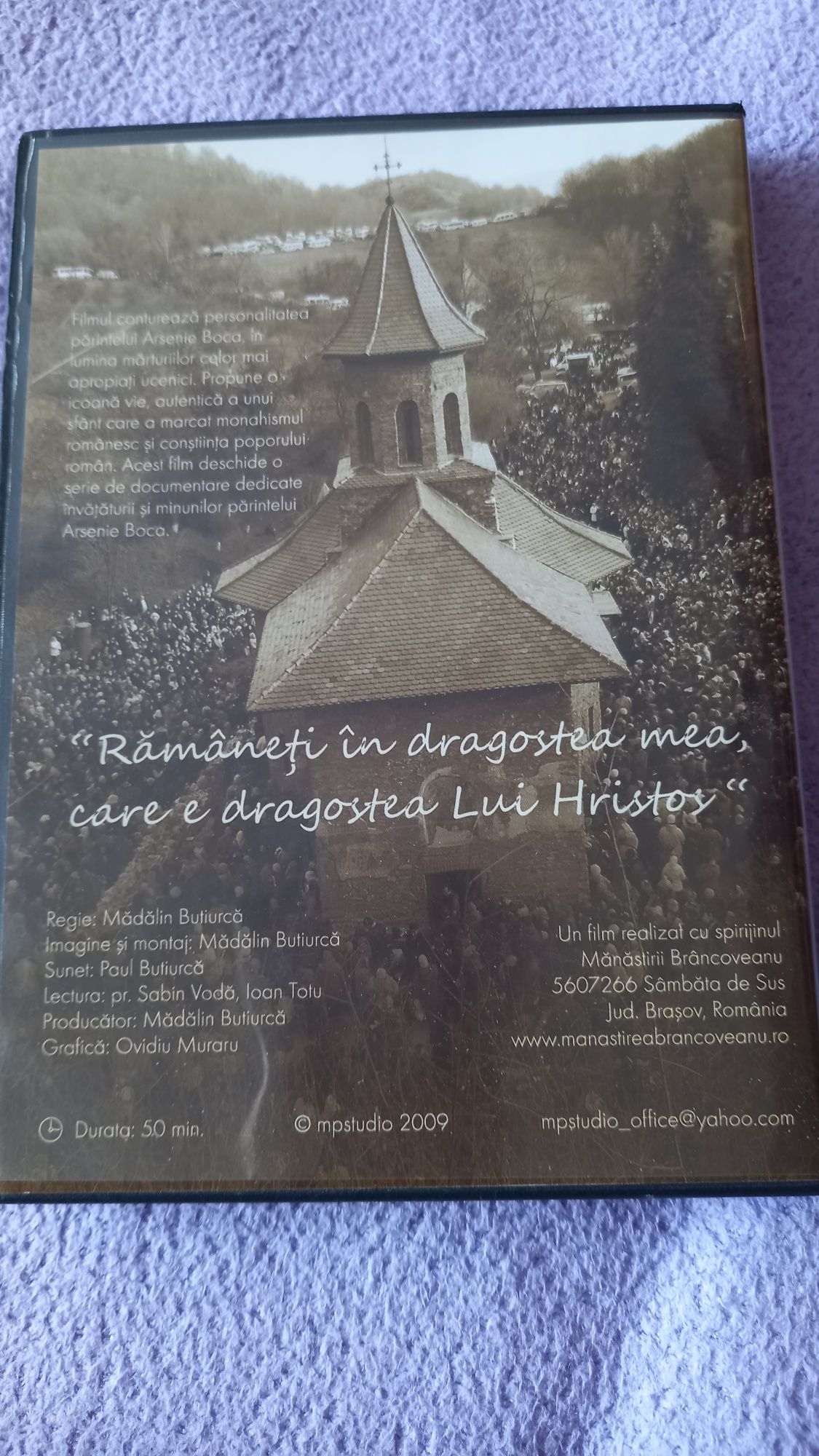 Vand DVD cu Arsenie Boca-Sfântul Ardealului