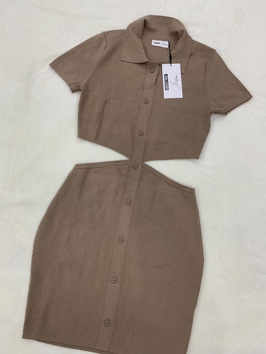 Ефектна рокля фино плетиво