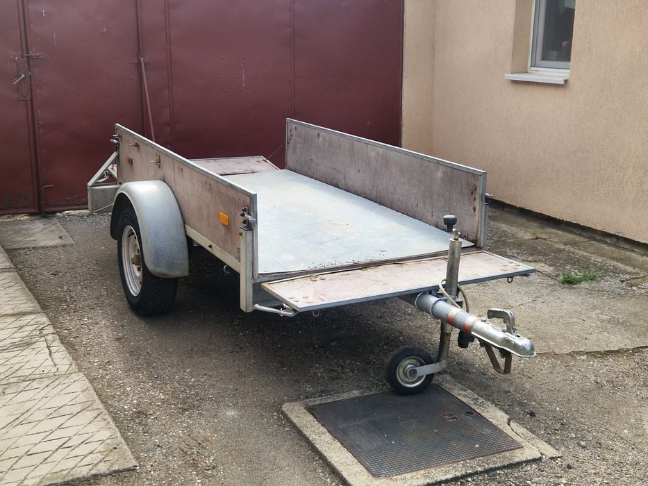 Remorca R13 Humbaur 750kg cu acte 210x110 tego rabatabile 600Kg 600Eur