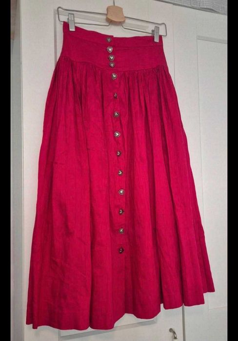 Fusta vintage matase