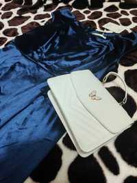 Rochie albastră nouă, elegantă, cu etichetă, mărimea XL