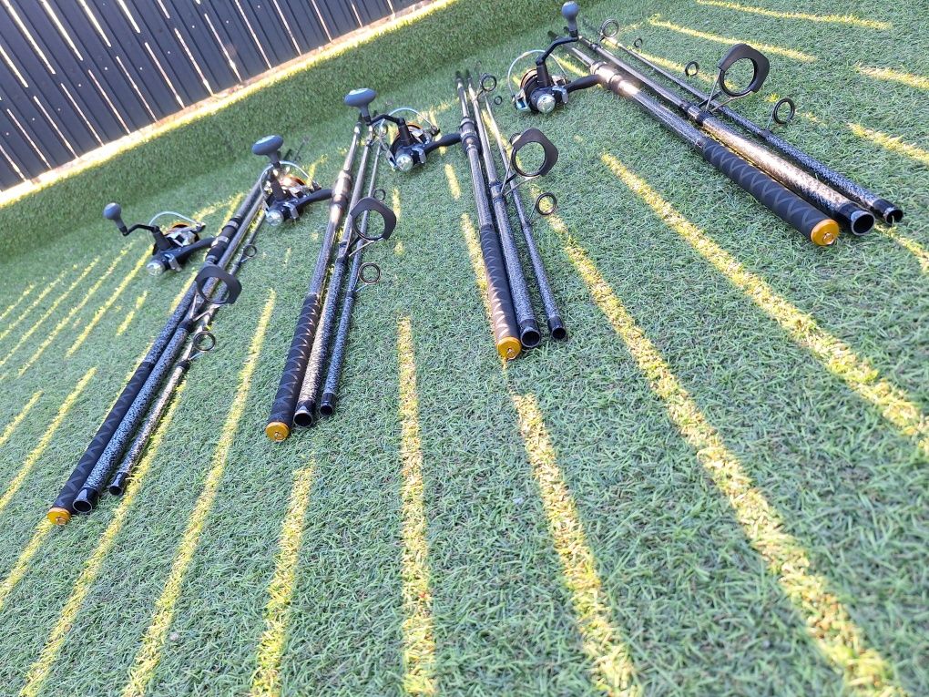 Set 4 Junior Carp 3.6m + 4 YT 5000 8 rulmenți
