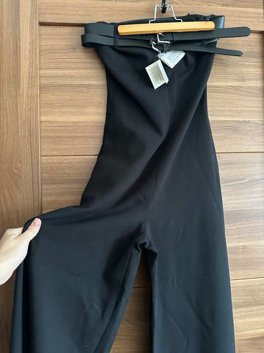 Дълъг черен гащеризон Zara