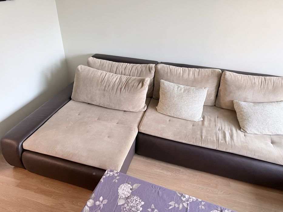 Холна гарнитура п-образен диван