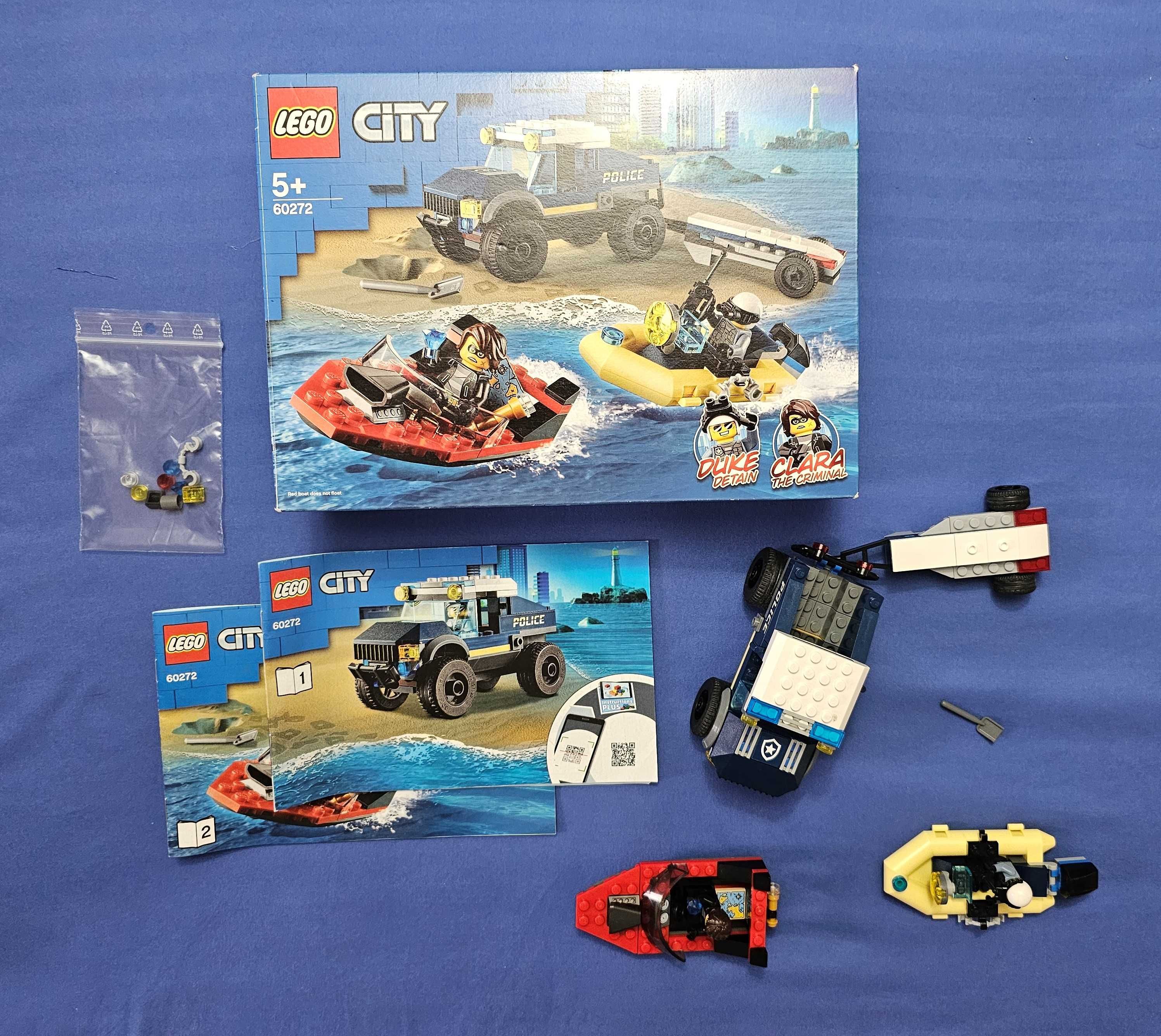 LEGO City Police: Transportul barcii Politiei de elita, 166 piese