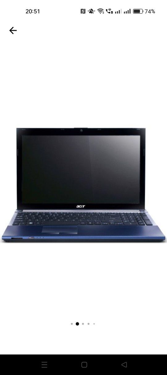 Laptop Asus Model 5830TG i5