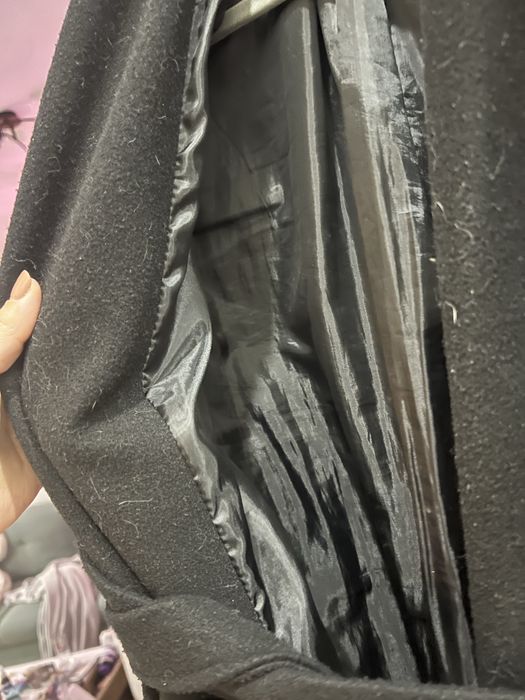 Palton negru cu defecte New Collection