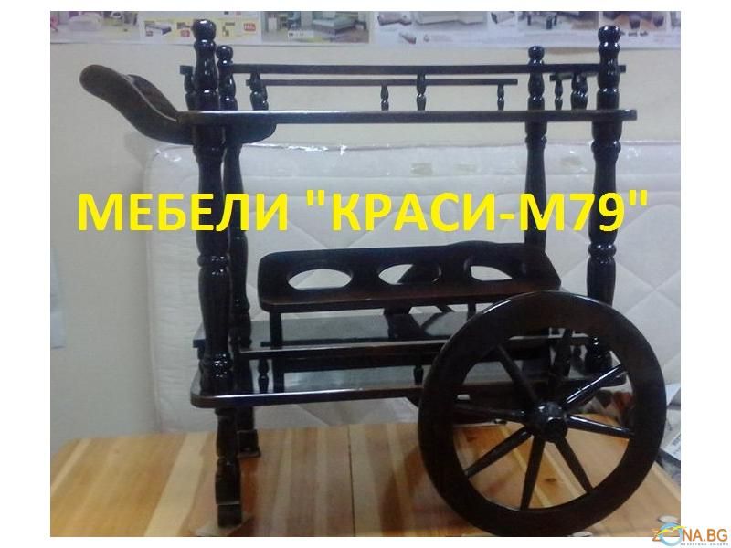 Градински Комплект -Масив.Маса с два броя пейки - 180 см..НАЛИЧЕН!!!