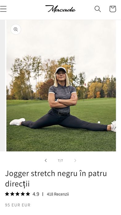 Vând pantaloni golf MACADE, mărime 38