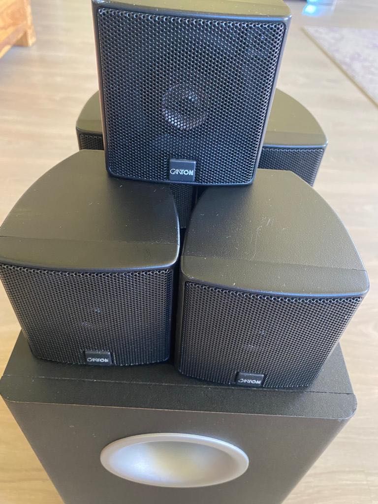 Active Home Subwoofer CANTON AS 5  + 5 Sateliti