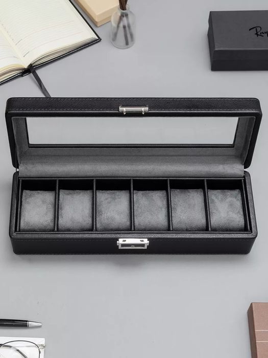 Шкатулка для часов и украшений большая с ключом