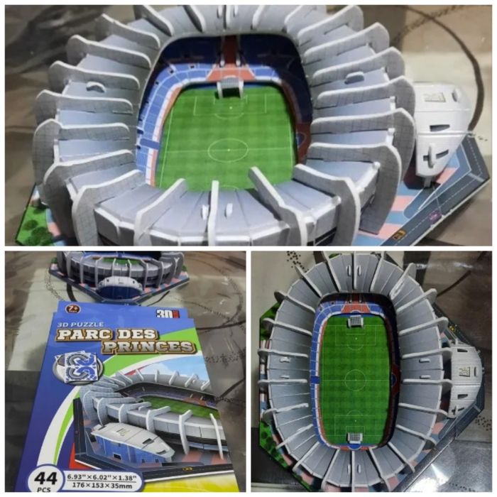 3D пъзели на футболни стадиони, световни забележителности и други