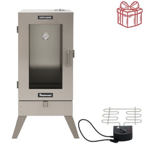 Afumătoare carne din tablă zincată cu geam Savuros - Transport gratuit