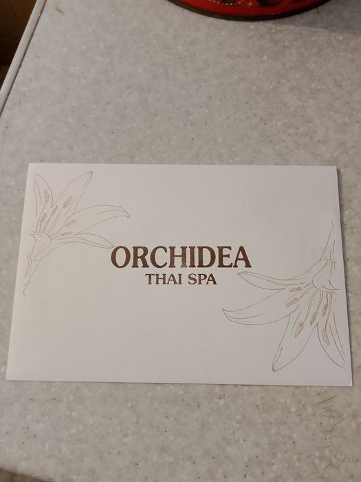 Сертификат  орхидея спа