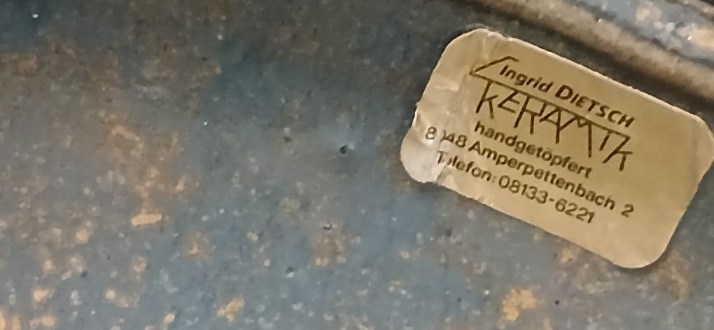 Керамични плато за плодове с ажурен ръб