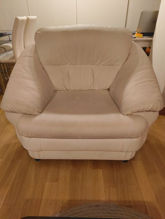 Холна гарнитура  - диван двойка и два фотьойла - еко кожа