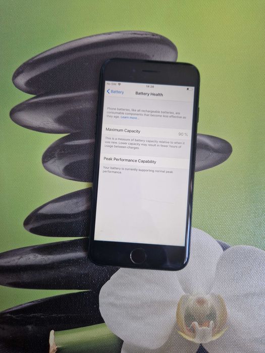 Vând iPhone 7 Black cu probleme, 128GB 90% baterie