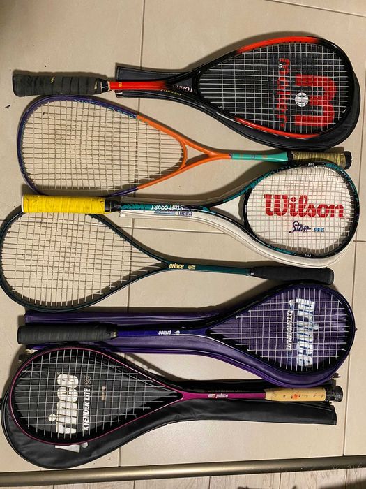 Rachete Squash tenis Wilson, Head, Prince, Unsquashable, Dunlop