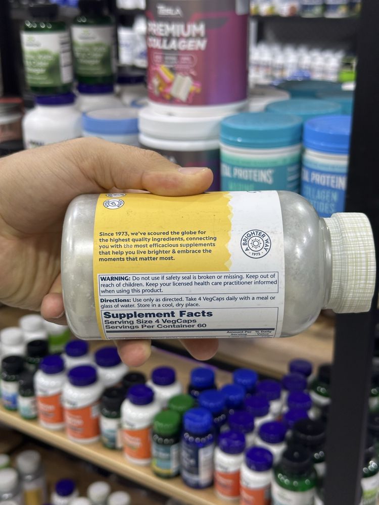 Solaray Calcium Citrate 1000 mg per serving 240 капсул