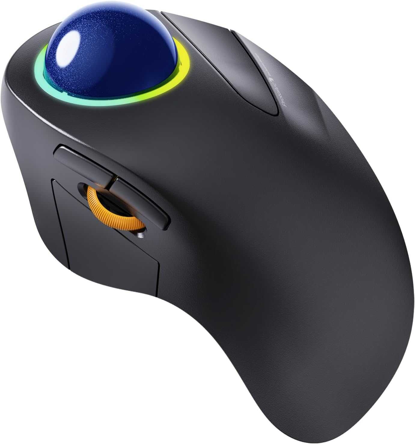 ProtoArc Безжична мишка с трекбол Bluetooth, EM03 Ергономична RGB