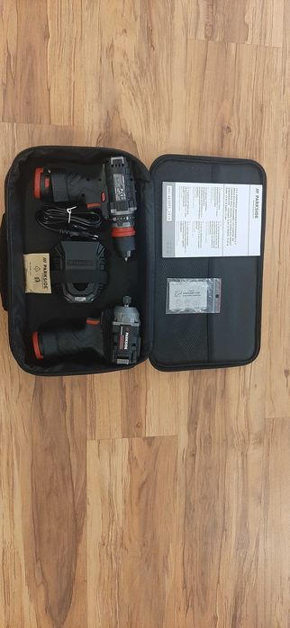 Set filetanta + masina de insurubat cu impact si acumulator PARKSIDE