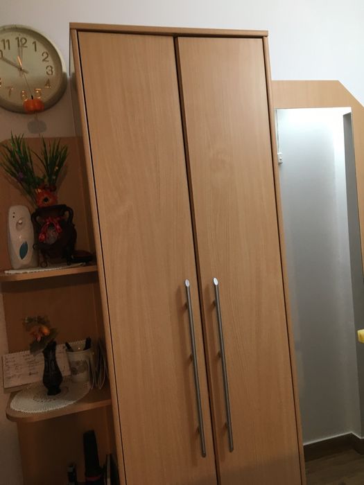 Cuier din pal melaminat pentru hol culoarea cires