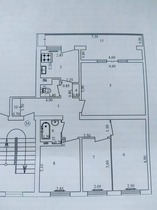 3 квартал. 4/3/4. Рядом Мегапланет, метро