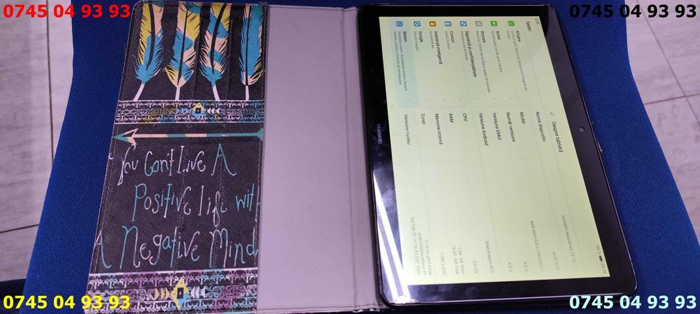 Tableta Huawei MediaPad T3 10 Quad Core 9.6  2GB RAM 16GB husa cutia