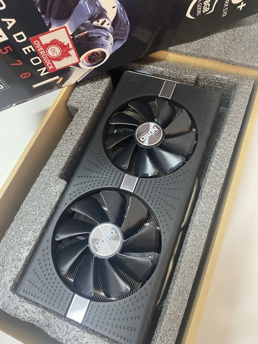 Placa video saphire nitro Rx 570, 8 GB