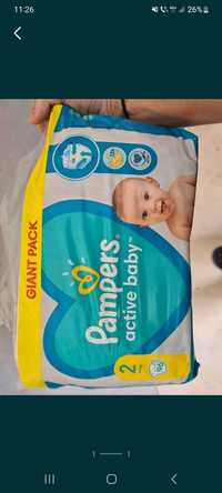 Pampers active baby (nr. 2) 1 bax XXL, sigilat