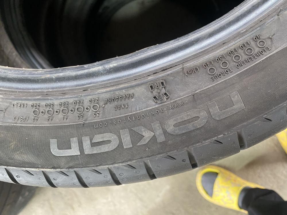 Пара Летние Шины 235/45/19 235/45R19 Nokian zLine.