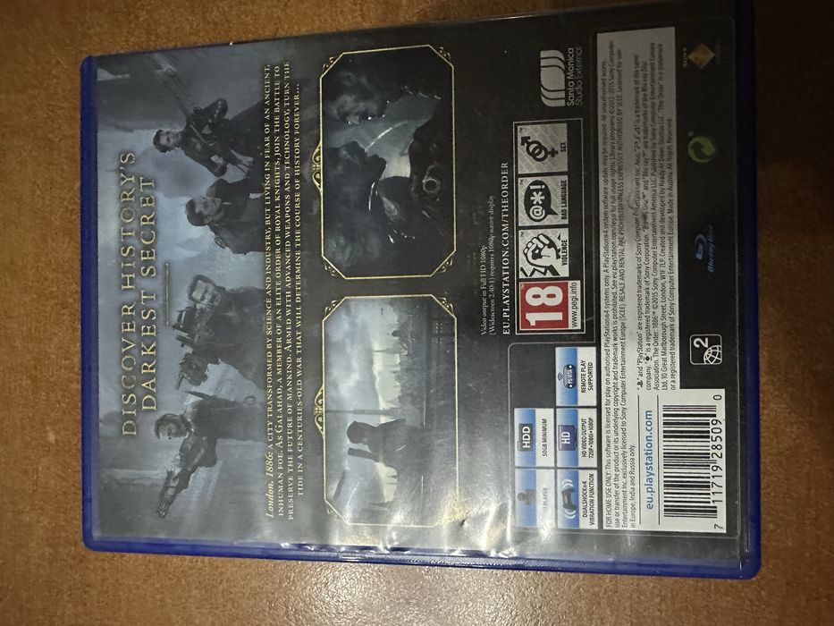 Joc the order 1886 ps4