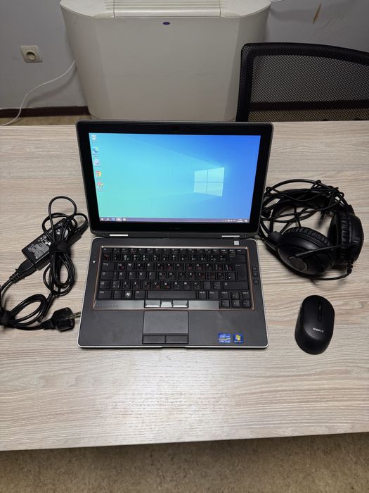 Набор: Ноутбук Dell core I5, SSD, наушники и мышь