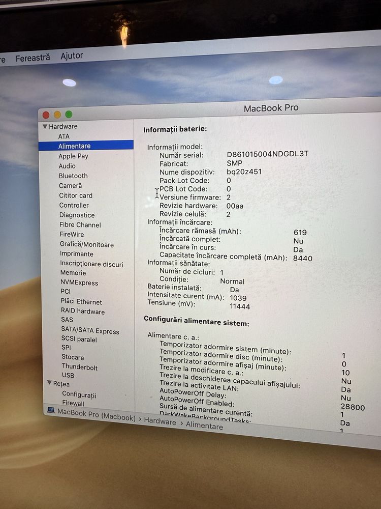 Macbook Pro Retina15 i7 16gb 256gb