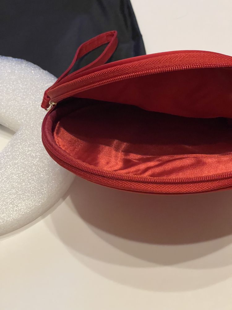 Armani geanta cosmetice rosie portfard poseta plic