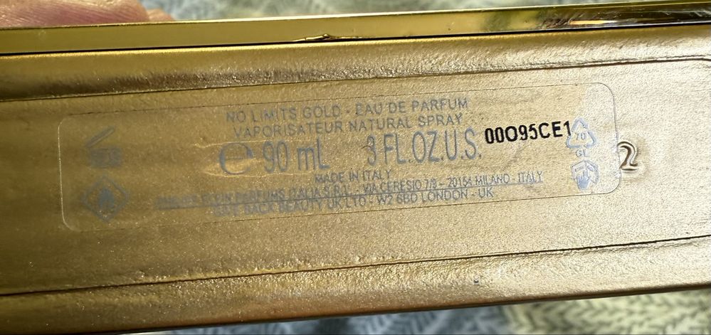Philipp plein no limits Gold edp 90ml