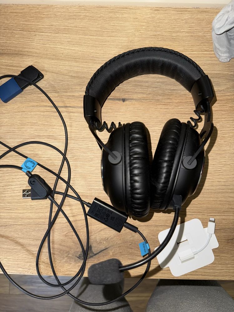 Геймърски слушалки Logitech Pro X 7.1